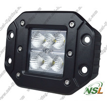 Flush Mount 18W CREE LED Work Light off Road Driving Light